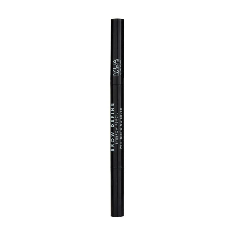 MUA BROW PENCIL & BLENDING BRUSH BLACK