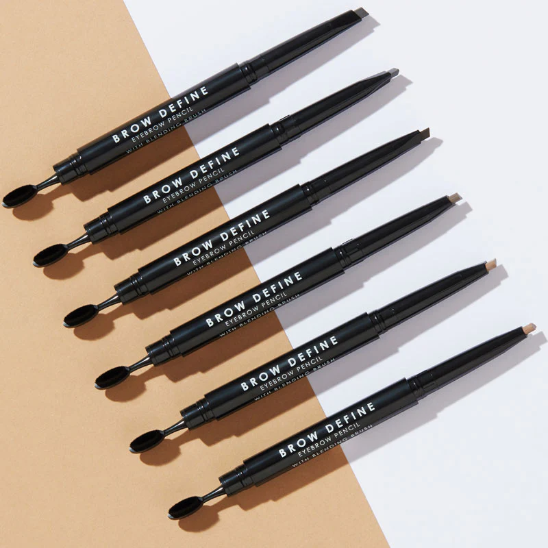 MUA BROW PENCIL & BLENDING BRUSH BLACK - Image 4