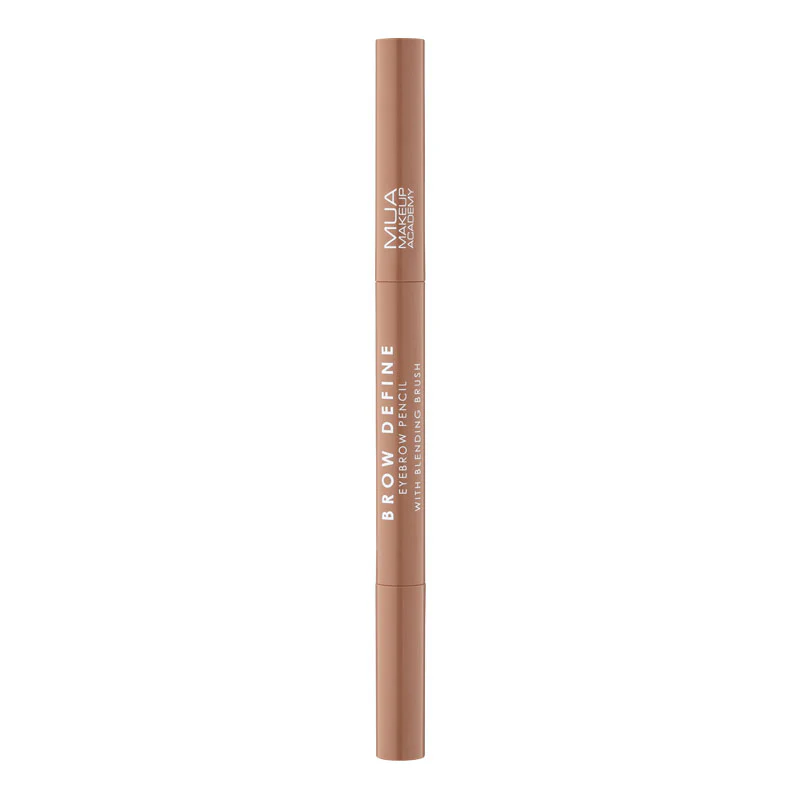 MUA BROW PENCIL & BLENDING BRUSH LIGHT BROWN