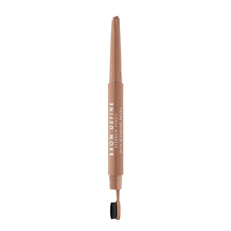 MUA BROW PENCIL & BLENDING BRUSH LIGHT BROWN - Image 2