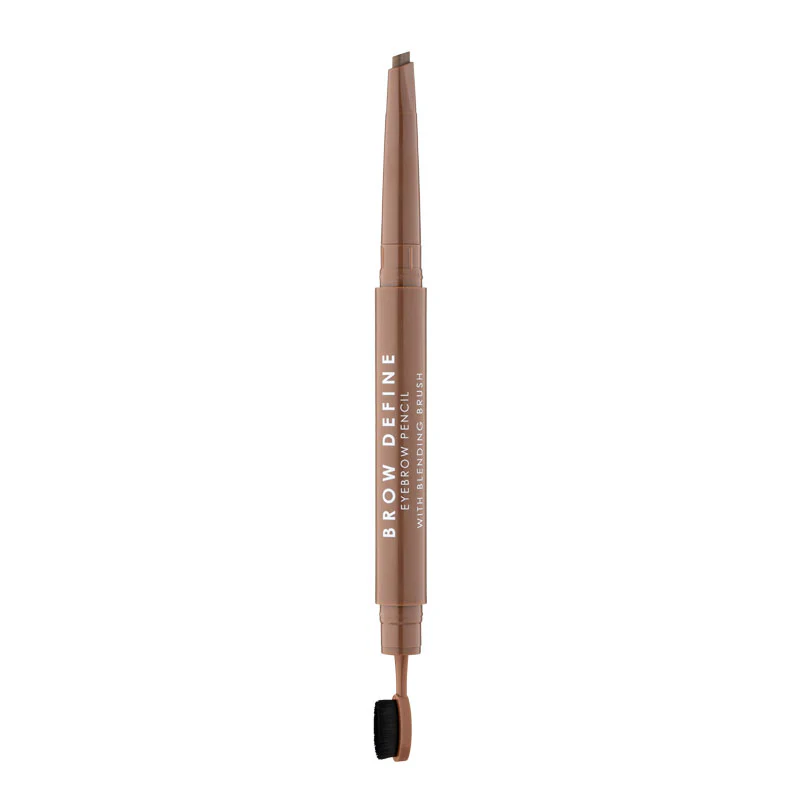 MUA BROW PENCIL & BLENDING BRUSH MID BROWN - Image 2