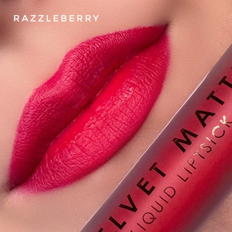 MUA VELVET MATTE LIQUID LIPSTICK RAZZLEBERRY - Image 3